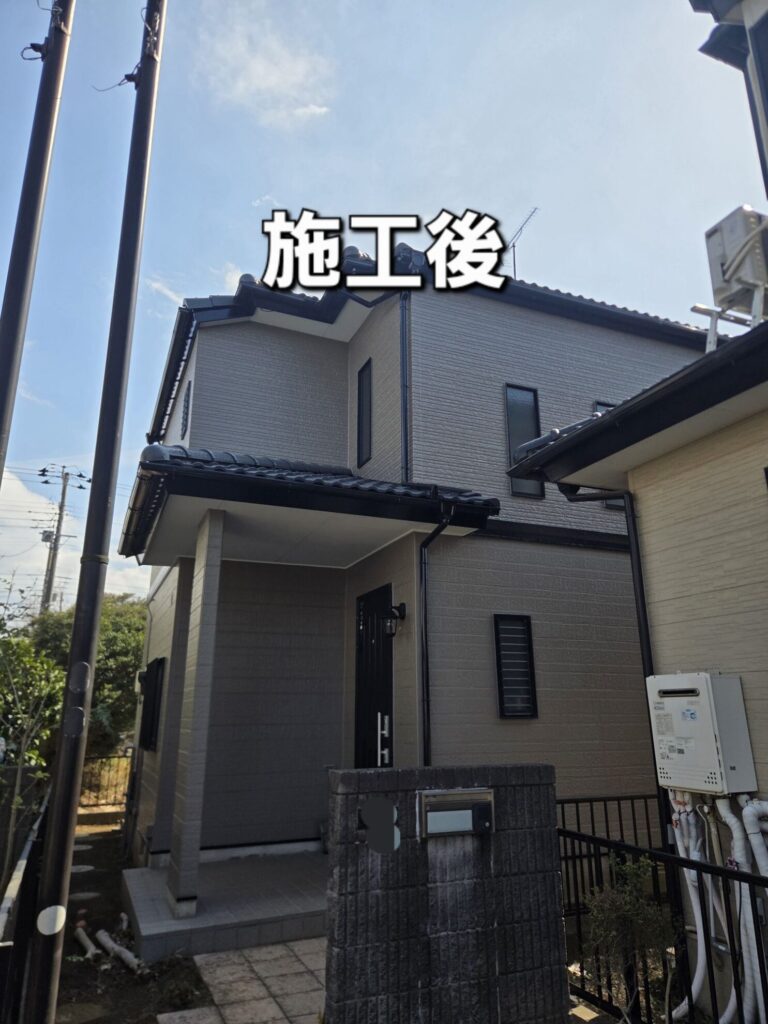 市原市Y様邸｜外壁と屋根の塗装工事が始まりました【前編】施工前・高圧洗浄・下地処理